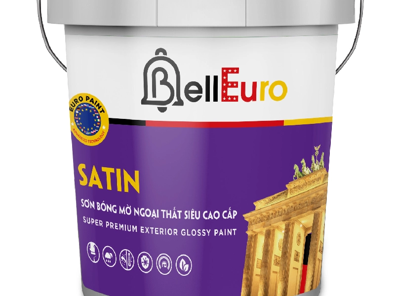 BELL EURO - SATIN 17 Lít SƠN BÓNG MỜ NGOẠI THẤT SIÊU CAO CẤP