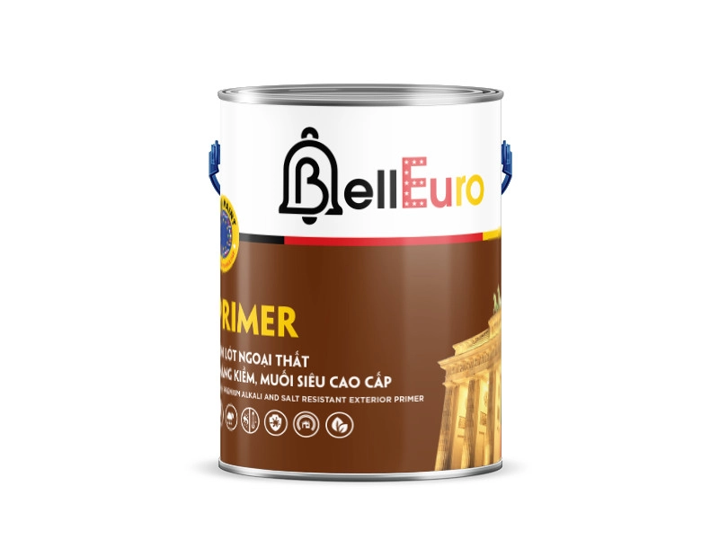 BELL EURO - PRIMER - 5 Lít SƠN LÓT NGOẠI THẤT KHÁNG KIỀM, MUỐI SIÊU CAO CẤP