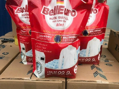 Nước Giặt Xả Bell Euro Siêu Cao Cấp Hương Nước Hoa Hạnh Phúc Công Nghệ Sinh Học